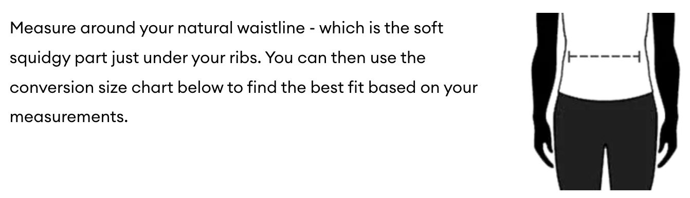 How to measure waist