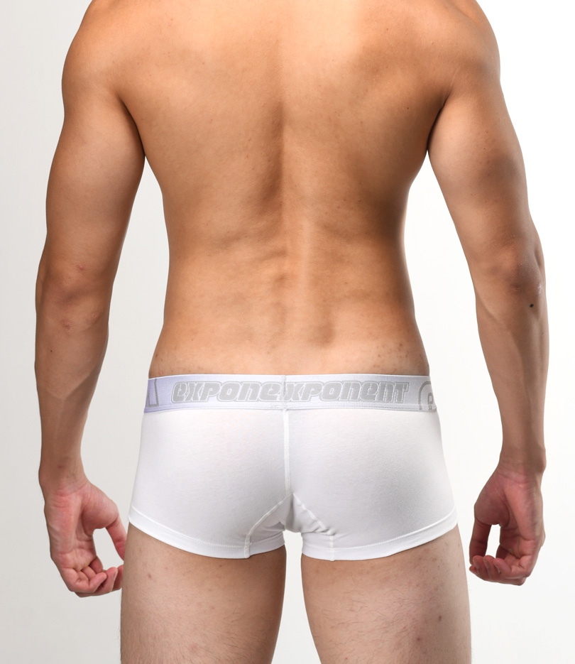 [eXPONENT] Basic Lowrise Boxer Brief White (D17R02)