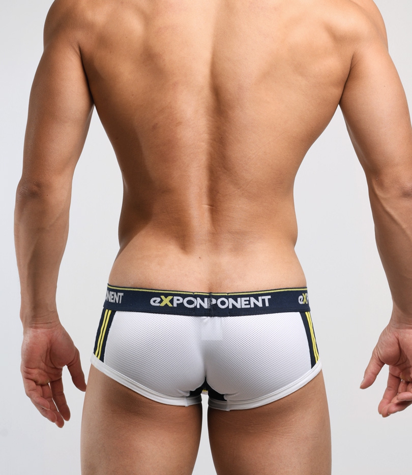[eXPONENT] 3D MESH 15th Boxer Brief White (D49S03)