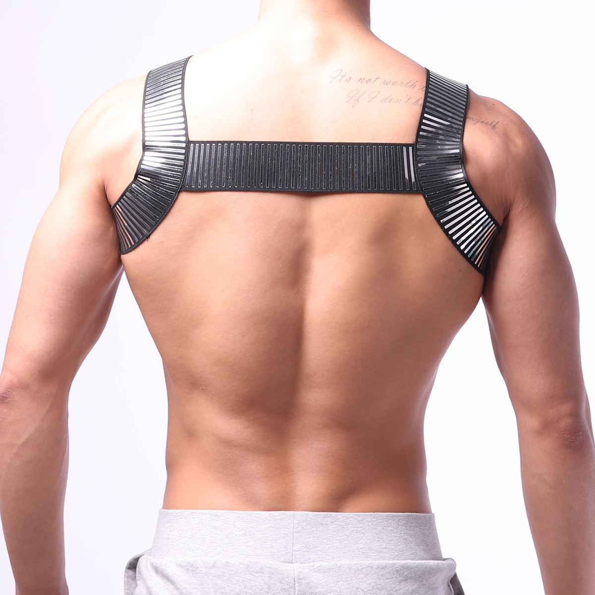 [M2W] Metal Silver Band Harness (1000-10)