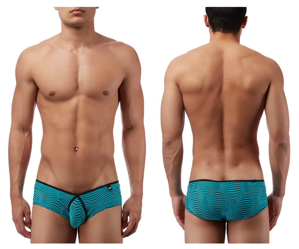[Male Power] Tranquil Abyss Micro Mini Short Briefs Green (130234)