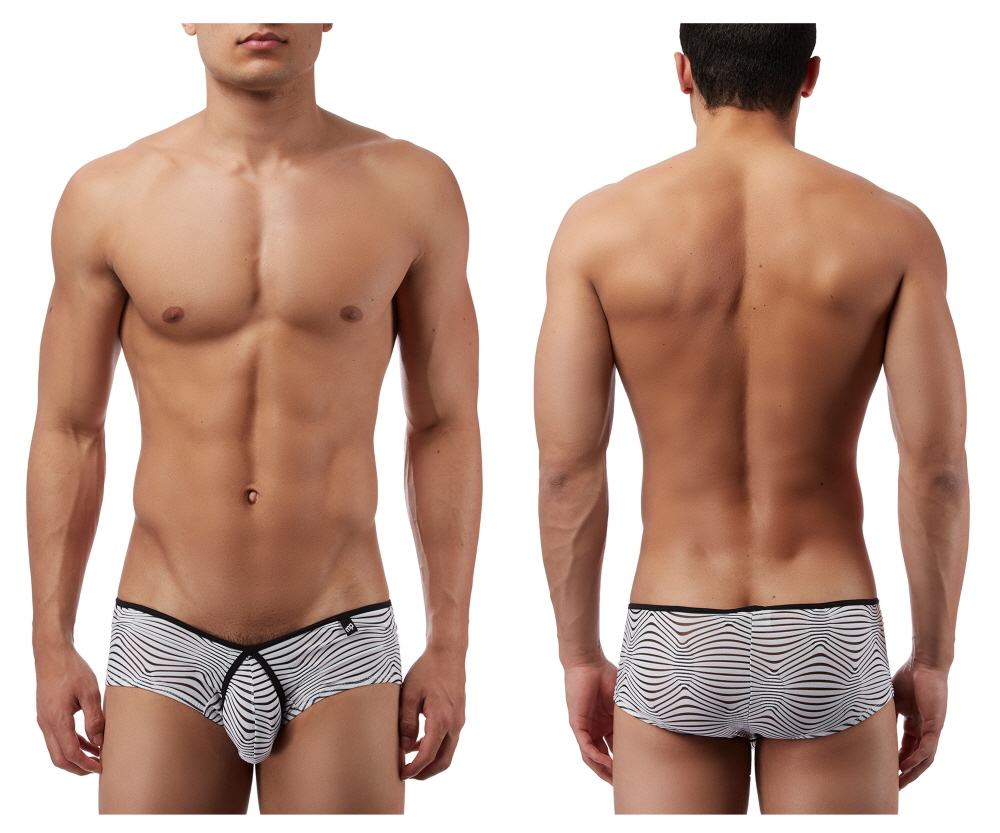 [Male Power] Tranquil Abyss Micro Mini Short Briefs White (130234)