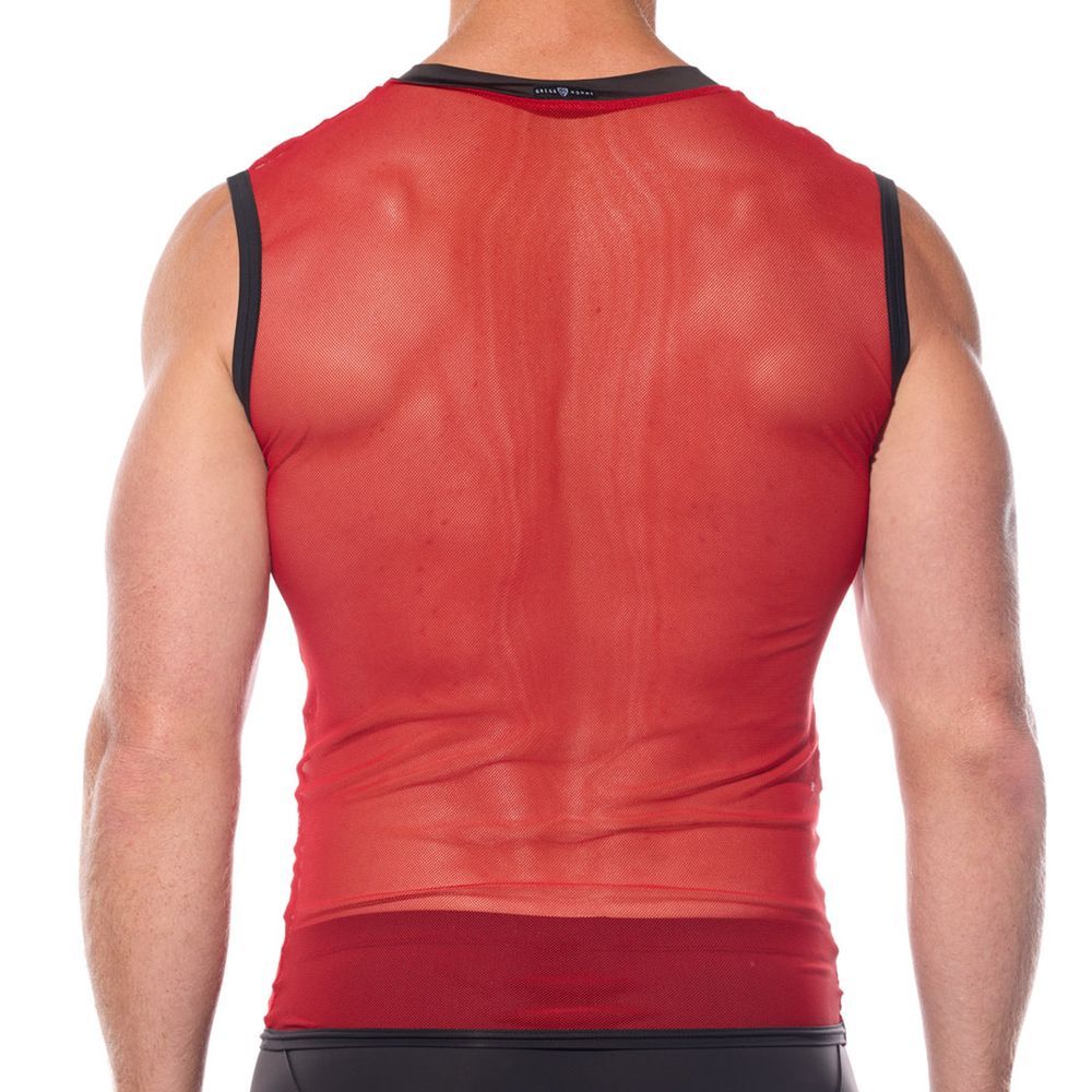 [GREGG] PLEEZ ME MUSCLE SHIRT RED (210822)