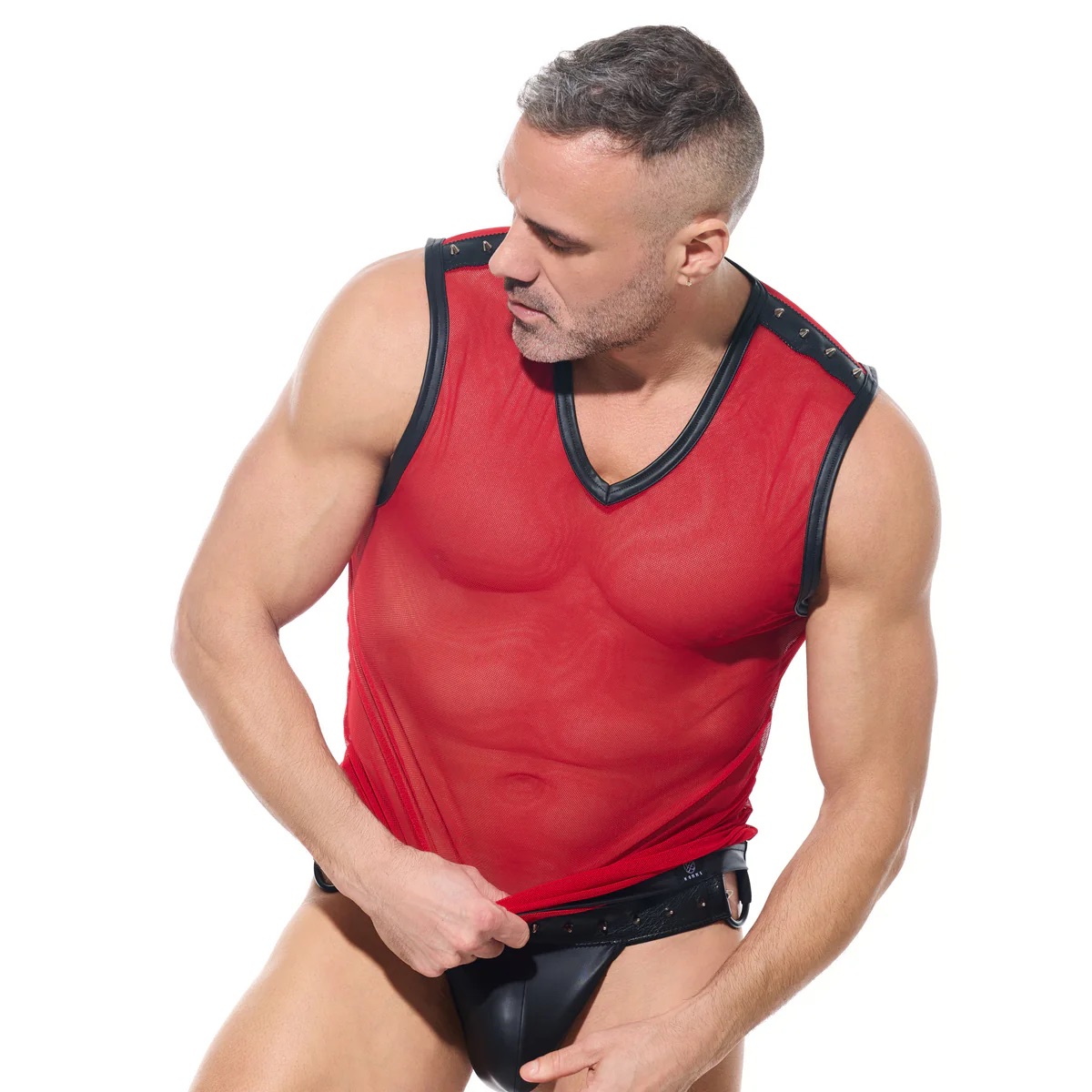 [GREGG] DESERT KINK Muscle Shirt Red (220322)