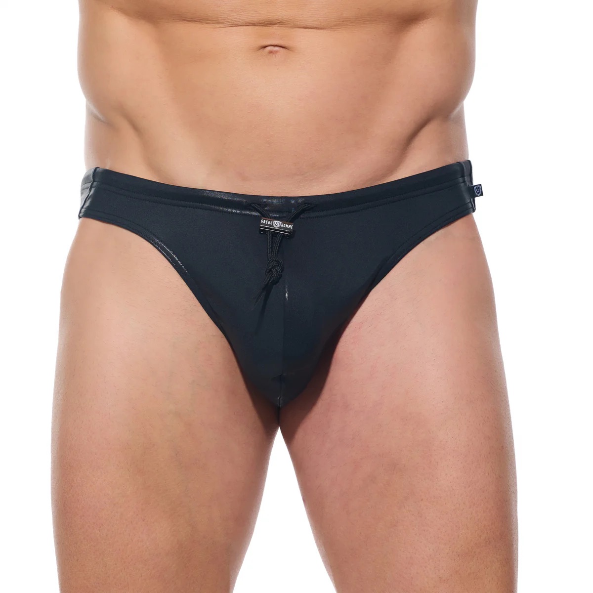 [GREGG] LIGHT CATCHER Swim Thong Black (220625)