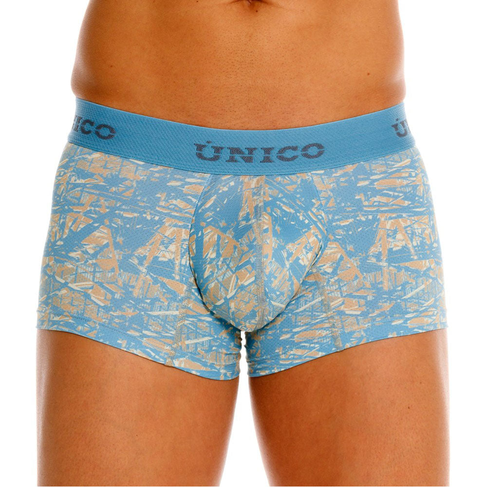[Mundo Unico] BOXER CORTO BROCADO AZUL 7인치 (2602010010146)