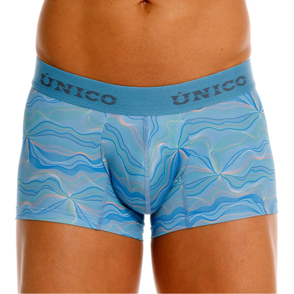 [Mundo Unico] BOXER CORTO MATIZ AZUL 7인치 (2602010011046)