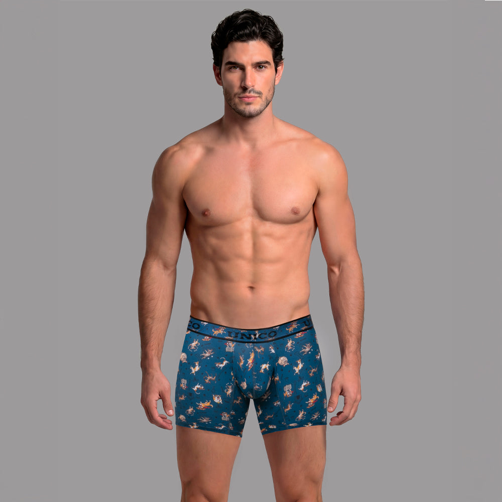 [Mundo Unico] BOXER MEDIO CRIOLLOS AZUL 10인치 (26040100231-46)