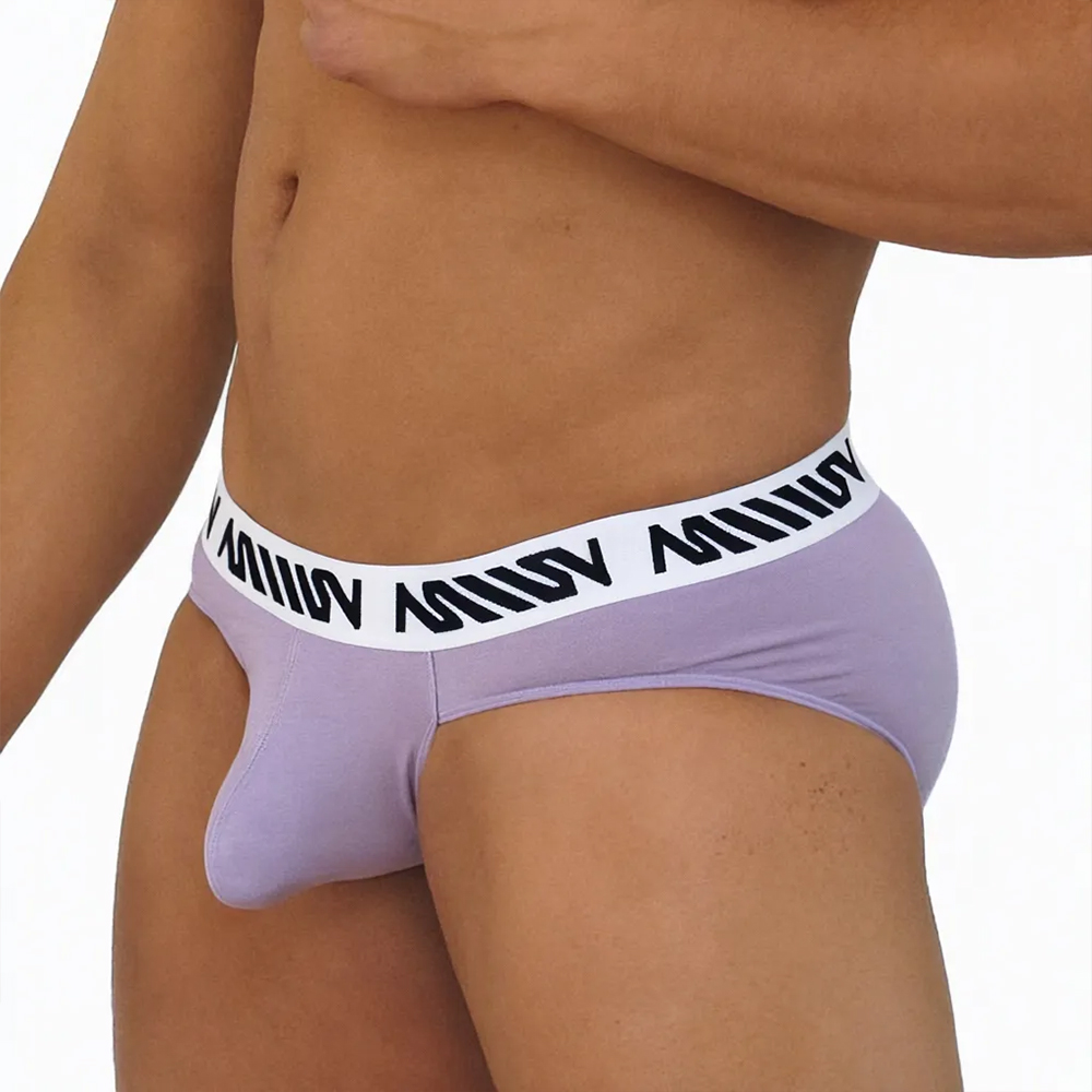 [M2W] Cotton Pouch Hip Brief Lavender (3003-17)