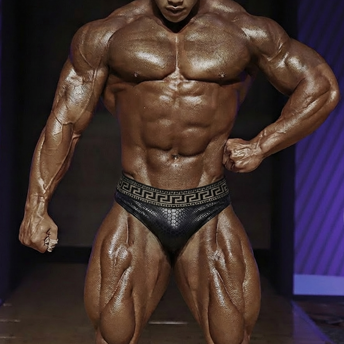 [MetroMuscleWear] Muscle Trunk Black Cobra (4700-62)