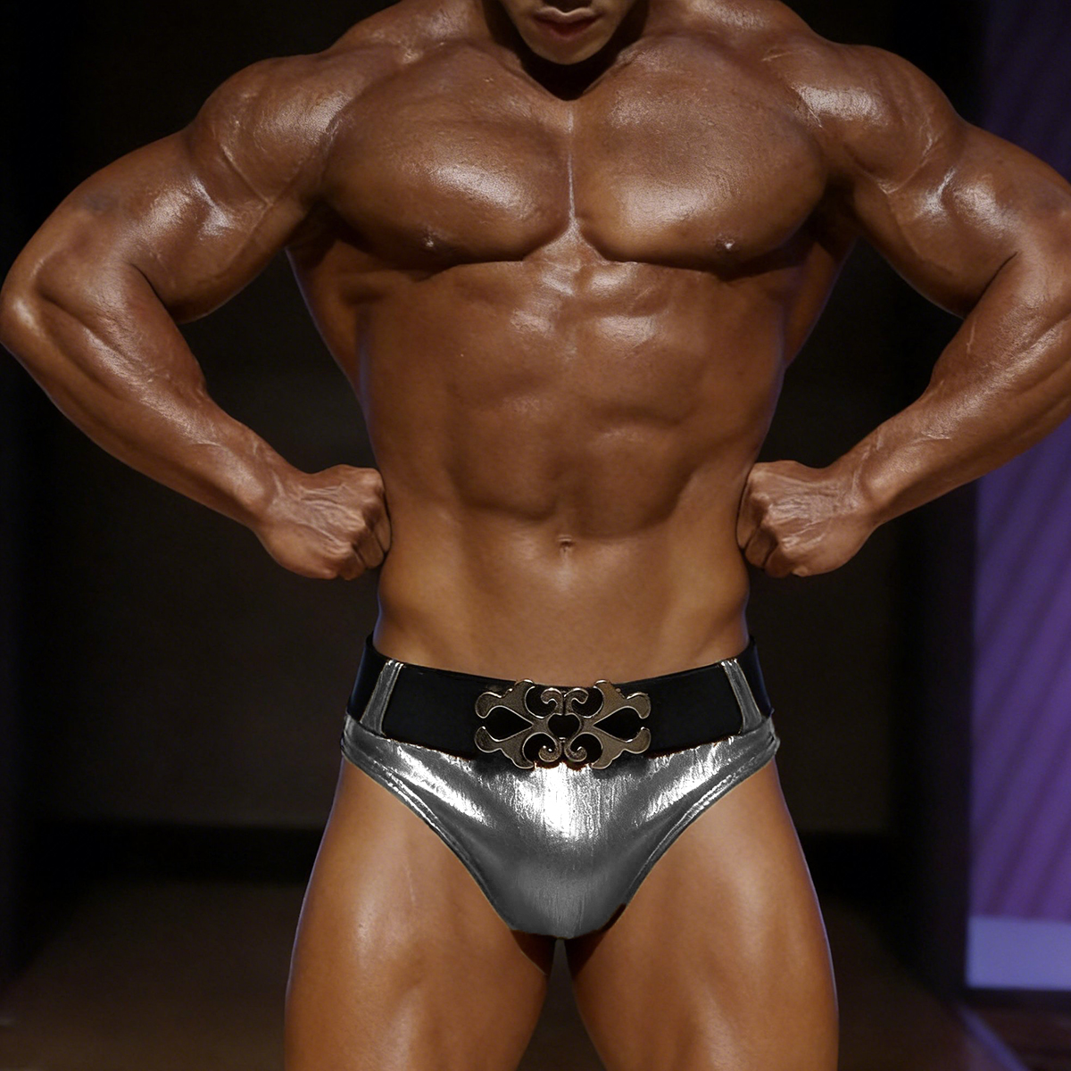 [MetroMuscleWear] Atlantis Muscle Trunk Silver (4700-72)