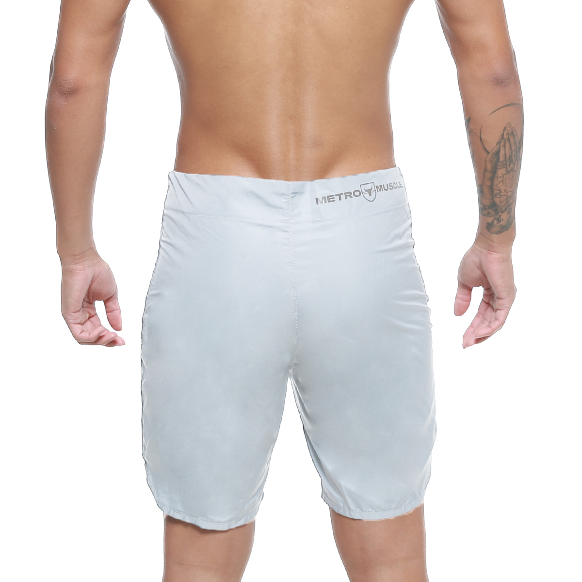 [MetroMuscleWear] Insignia Physique Board Short Gray (4716-08)