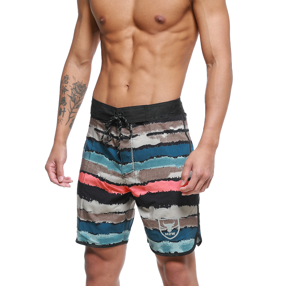 [MetroMuscleWear] Tiger Physique Board Short (4716-70)