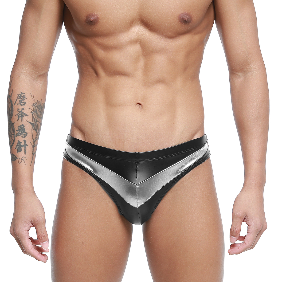 [MetroMuscleWear] Mark Competition Suit Silver (4974-18)