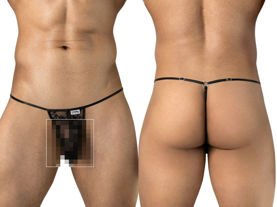 [Candyman] Lace Thongs Black (95007)
