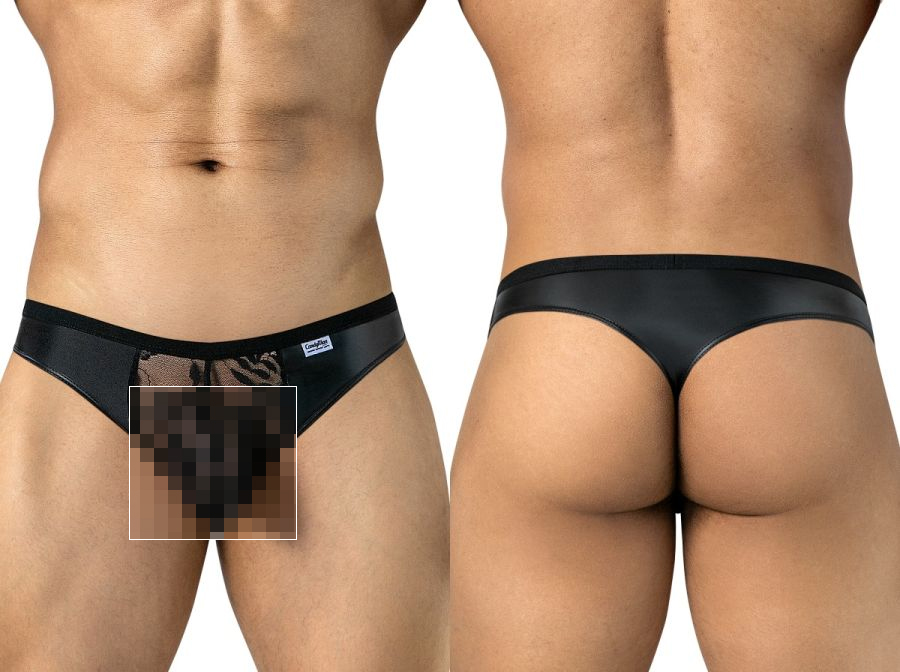 [Candyman] Lace Thongs Black (95009)