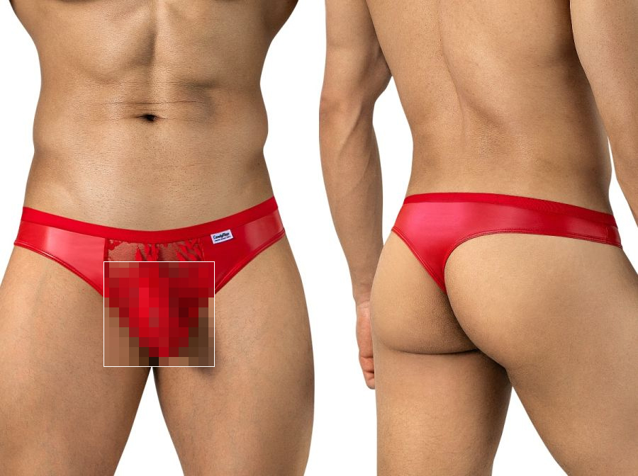 [Candyman] Lace Thongs Red (95009)