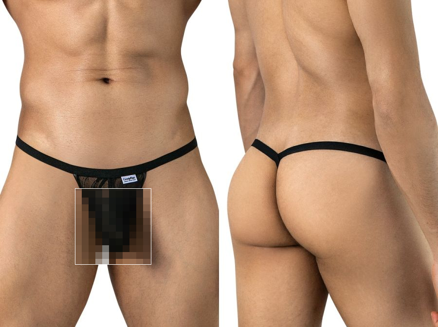 [Candyman] Lace Thongs Black (95012)
