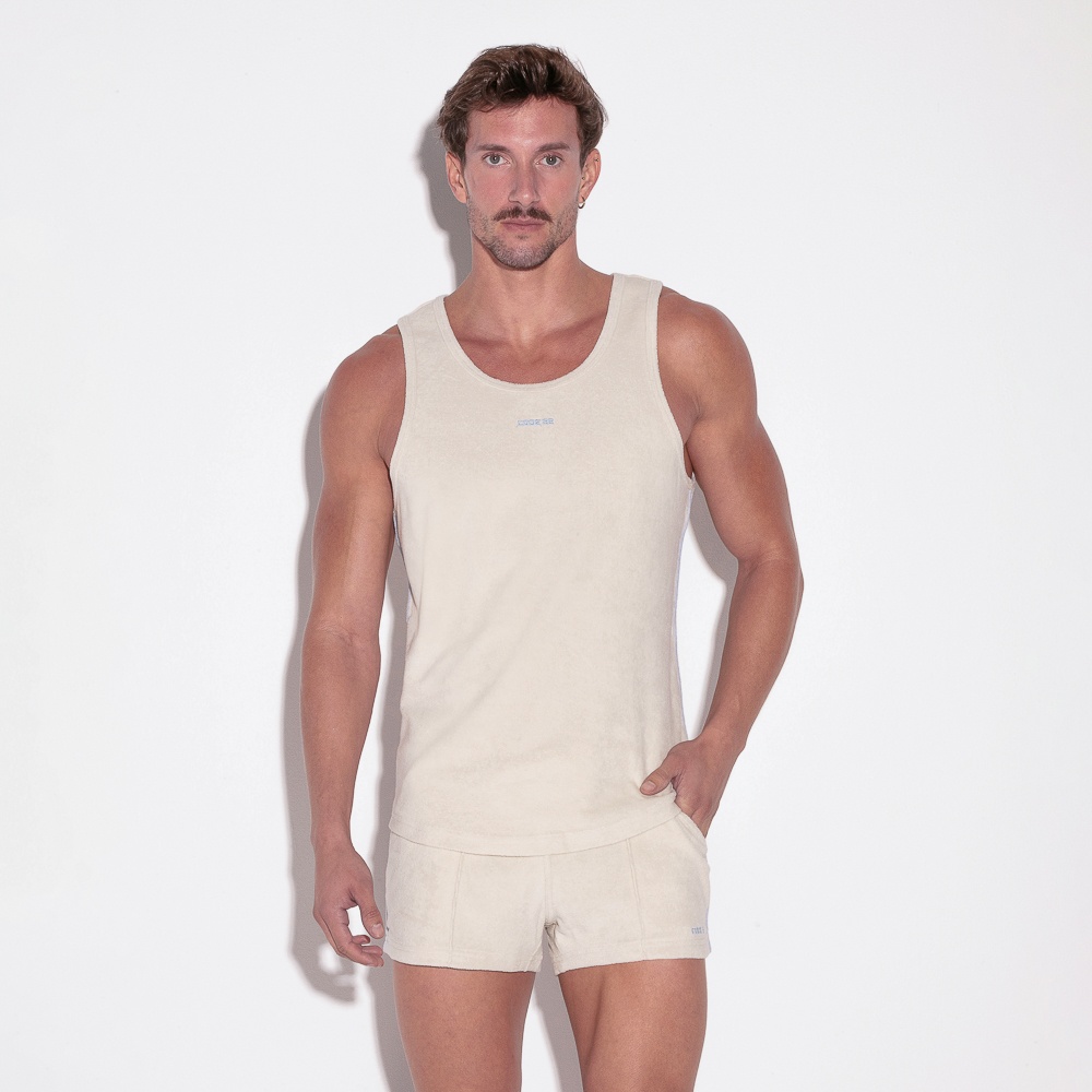 [CODE22] TERRY TANKTOP OFF-WHITE (9731-35)