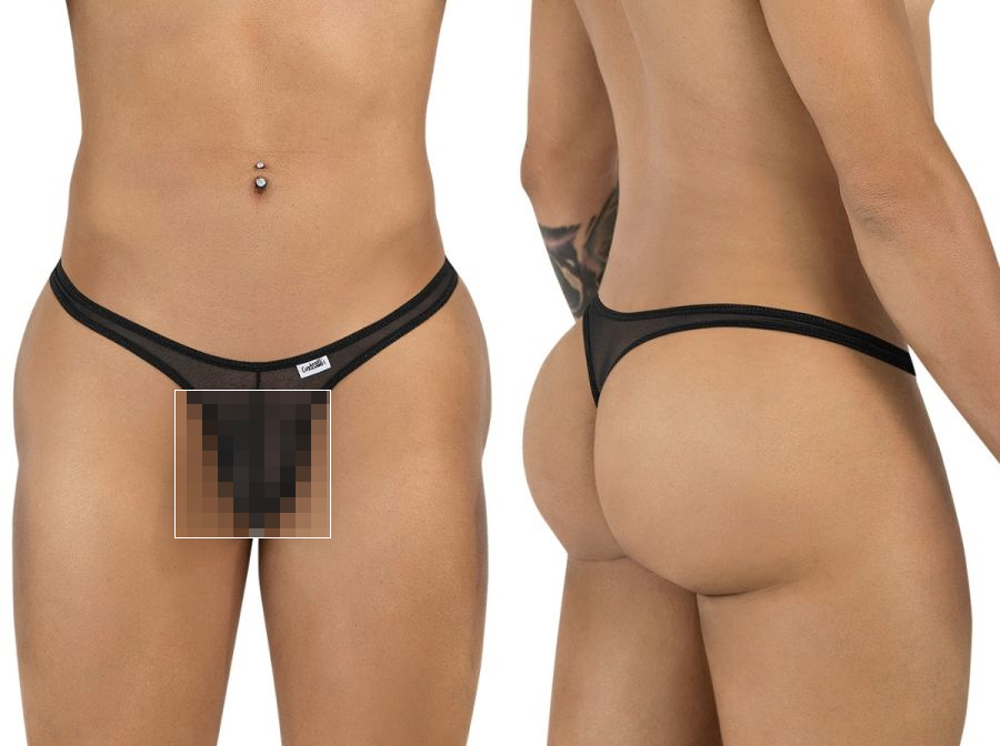 [Candyman] Thongs Black Mesh (99954)