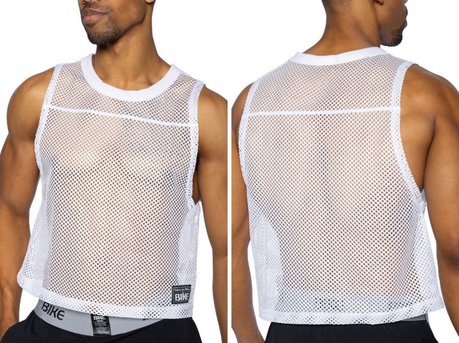 [BIKE] Sleeveless Practice Jersey White (BAM135)