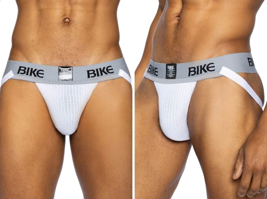 [BIKE] Classic Jockstrap White (BAS304)