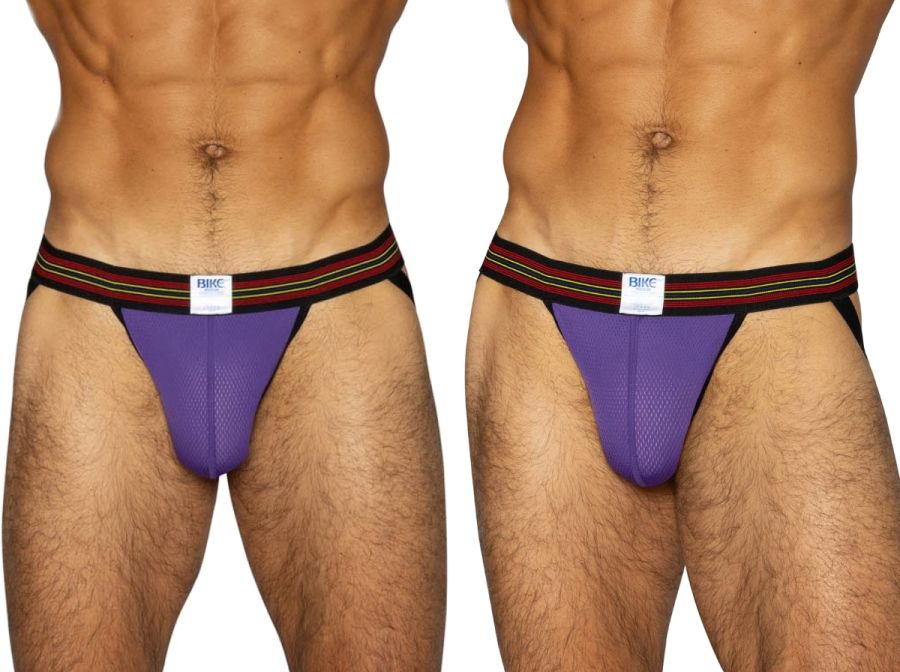 [BIKE] Mesh Jockstrap Purple (BAS305)