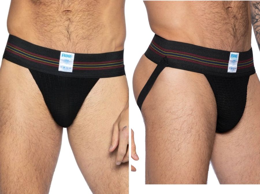 [BIKE] Original number 10 Jockstrap Black (BAS306)