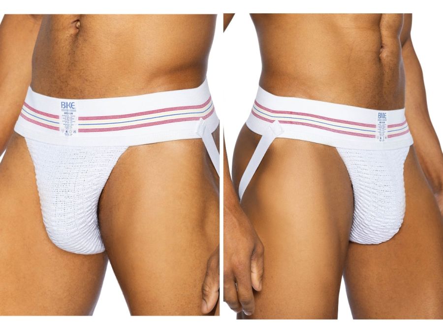 [BIKE] Original number 10 Jockstrap White (BAS306)