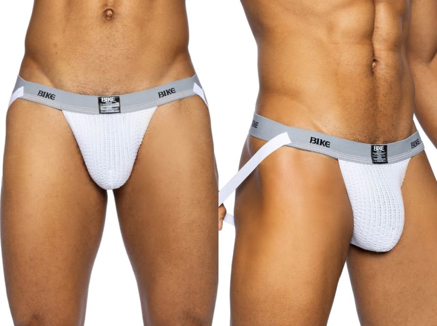 [BIKE] Swimmer Jockstrap White (BAS308)