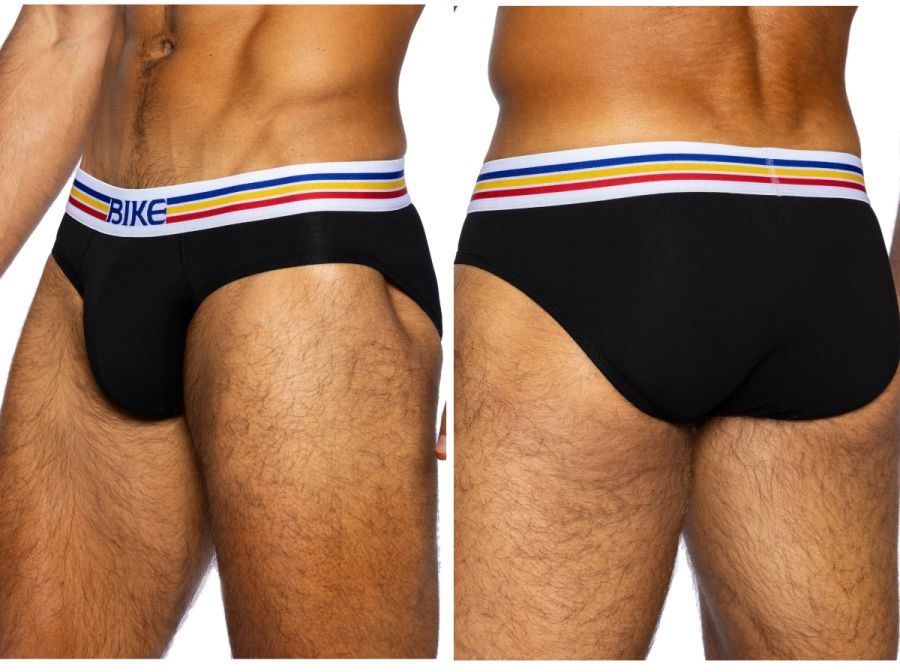 [BIKE] Stretch Cotton Brief Black (BAS327)