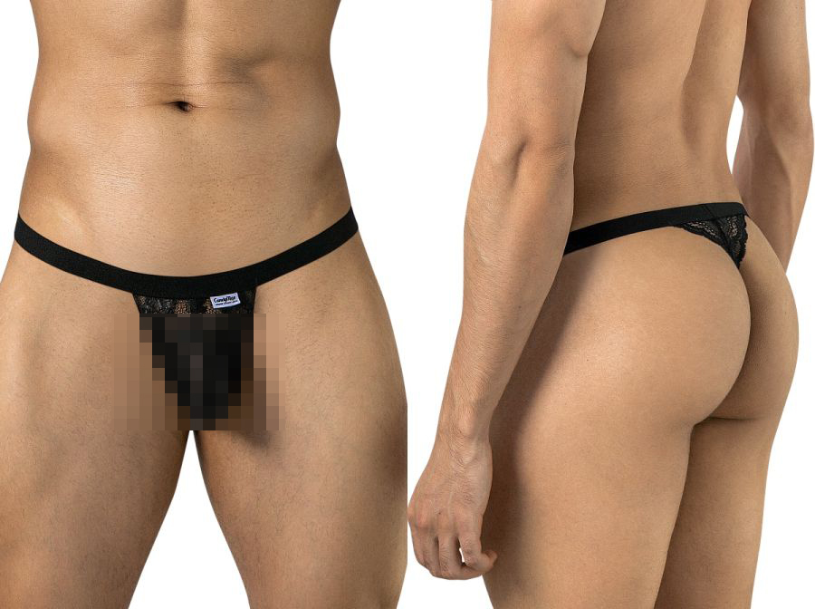 [Candyman] Lace Thongs Black (95013)