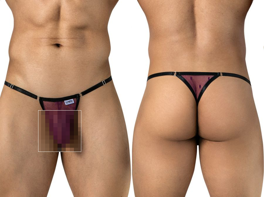 [Candyman] Lace Thongs Wine (95013)