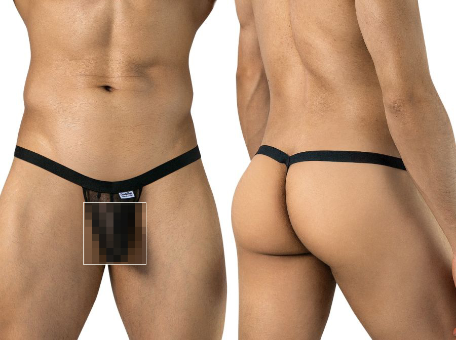 [Candyman] Mesh Thongs Black (95017)