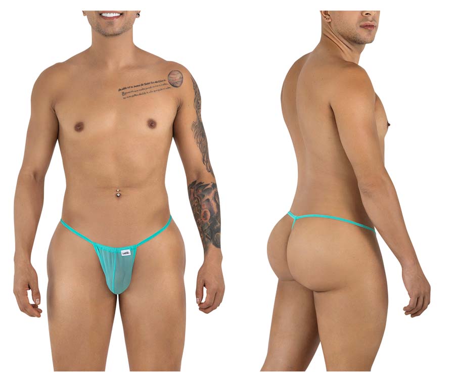 [Candyman] G-String Aqua Mesh (9586)
