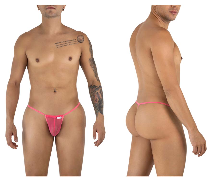 [Candyman] G-String Pink Mesh (9586)