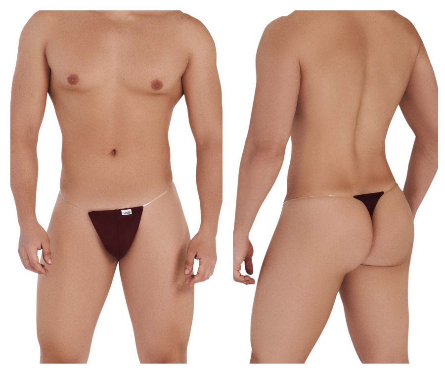[CandyMan] Invisible Micro Thongs Burgundy (99548)