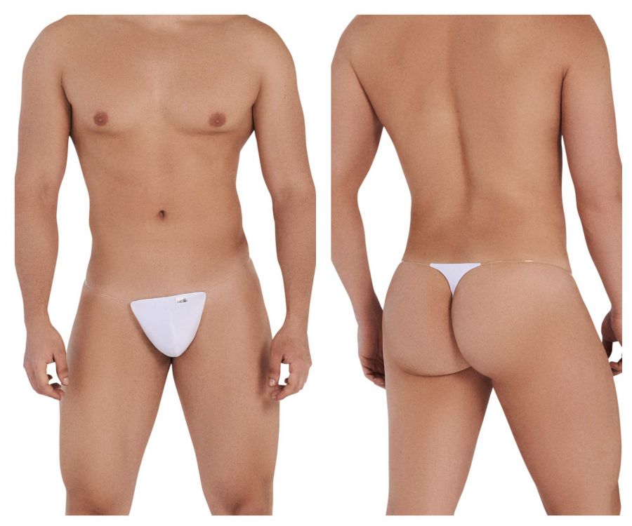 [CandyMan] Invisible Micro Thongs White (99548)