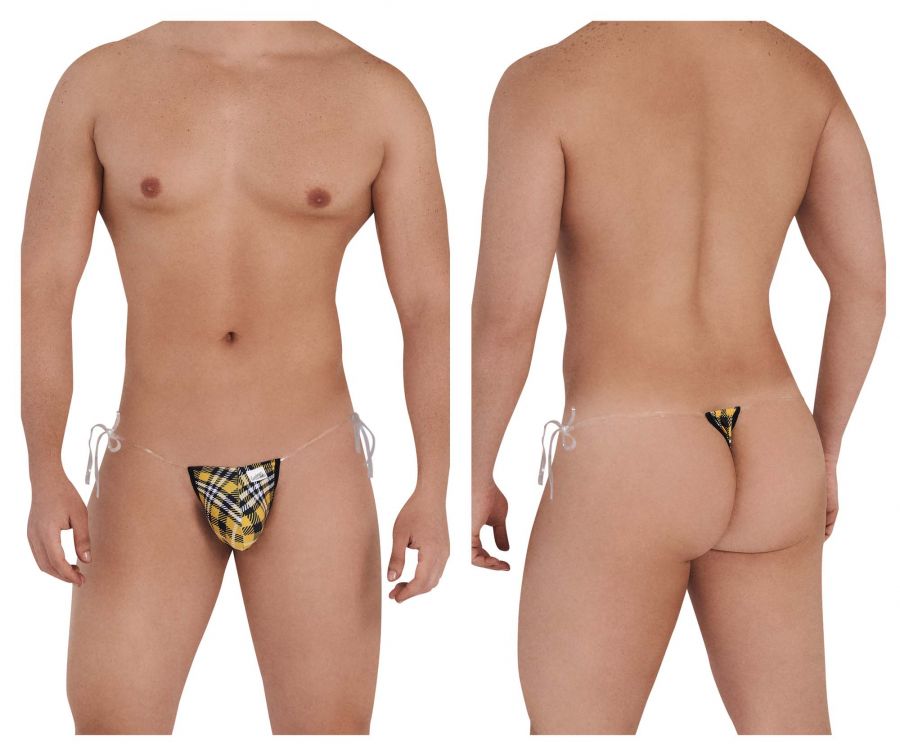 [CandyMan] Invisible Micro G-String Yellow Prints (99571)