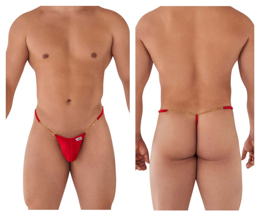 [CandyMan] Chain G-String Red (99586)