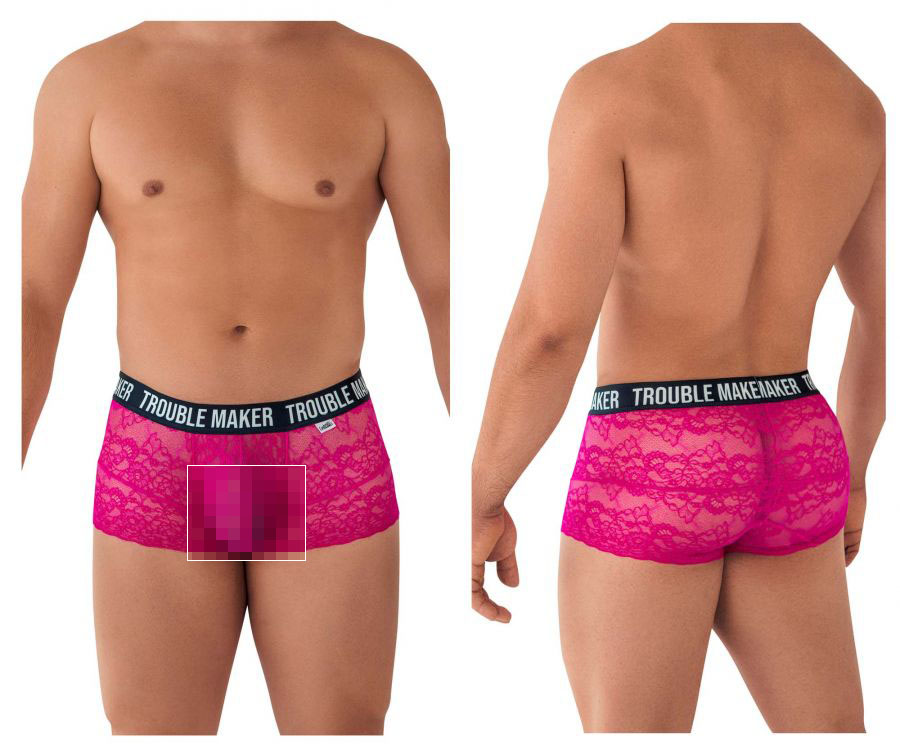 [CandyMan] Trouble Maker Lace Trunks Pink (99616)