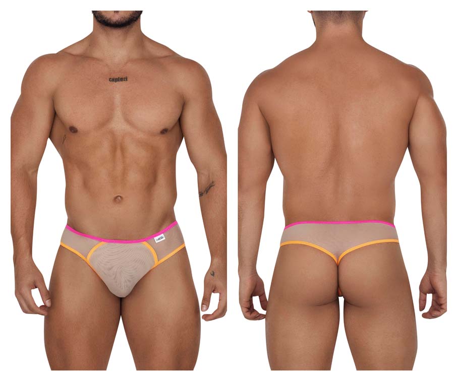 [CandyMan] Tulle Thongs Beige (99673)
