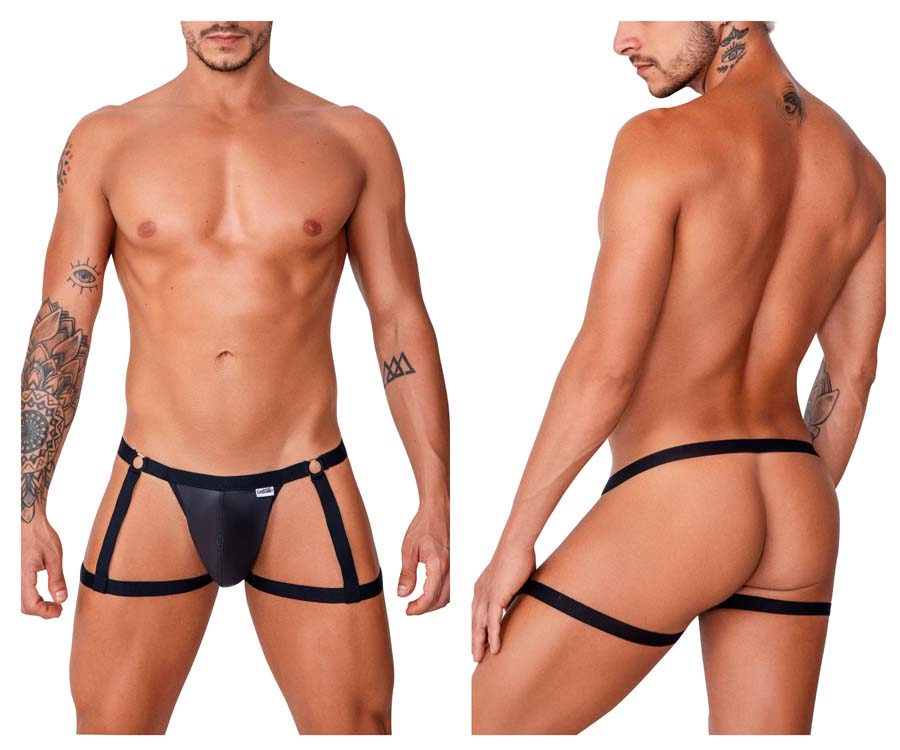 [Candyman] Garter Jockstrap Black (99749)