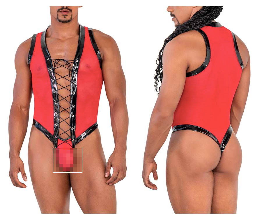 [Candyman] Gladiator Bodysuit Red (99774)