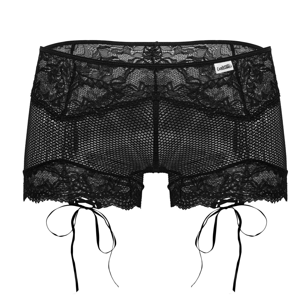 [Candyman] Mesh Lace Trunks Black (99779)