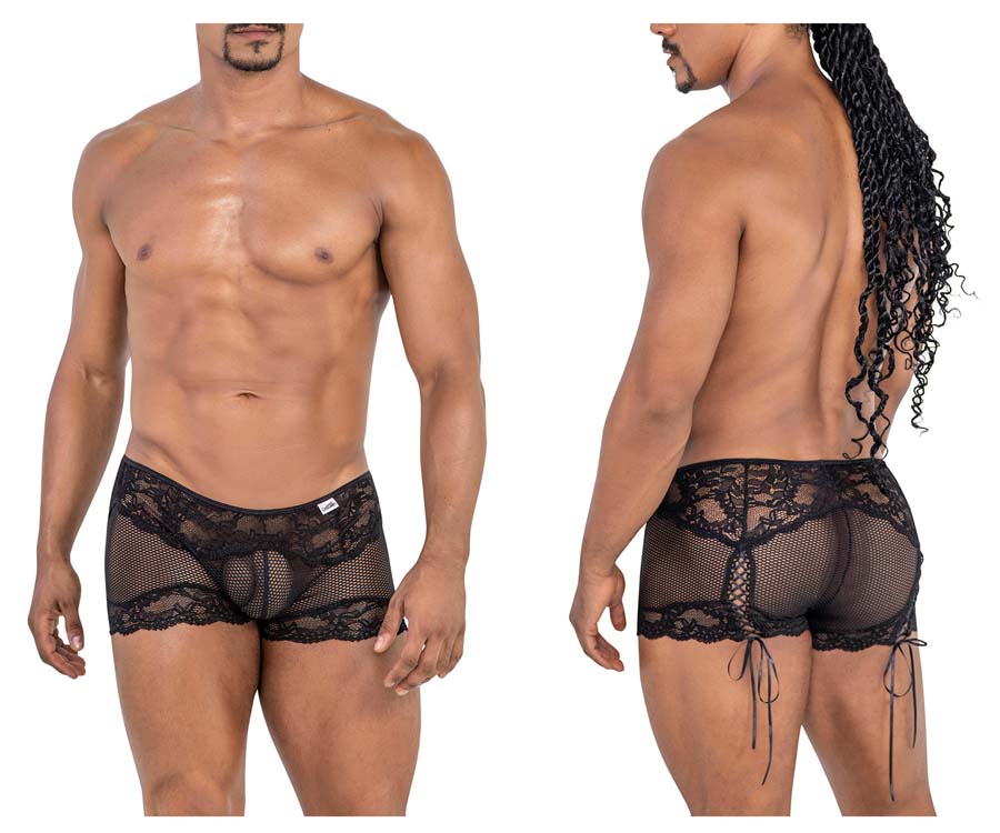 [Candyman] Mesh Lace Trunks Black (99779)