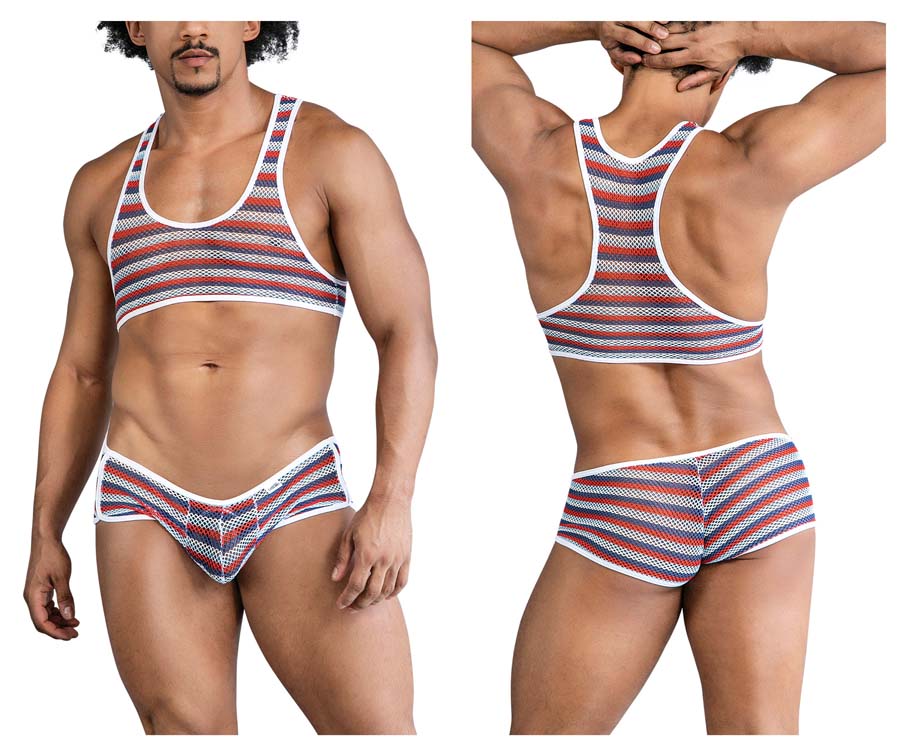 [Candyman] Two Piece Outfit Stripes (99859)