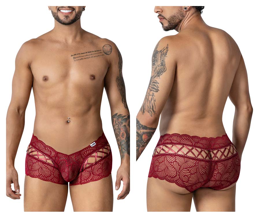 [Candyman] Lace Trunks Burgundy (99916)