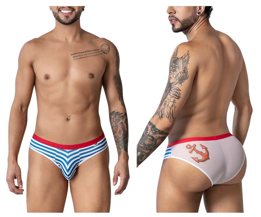 [Candyman] Sailor Briefs Blue-White (99918)