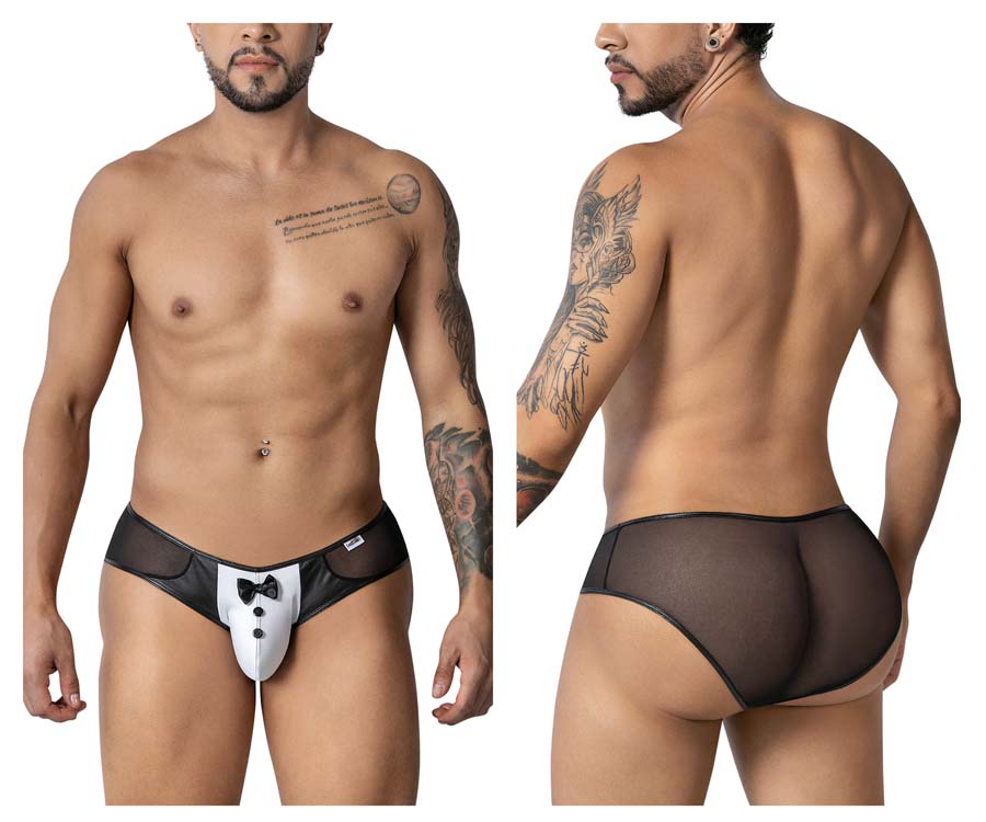 [Candyman] Tuxedo Briefs Black-White (99919)